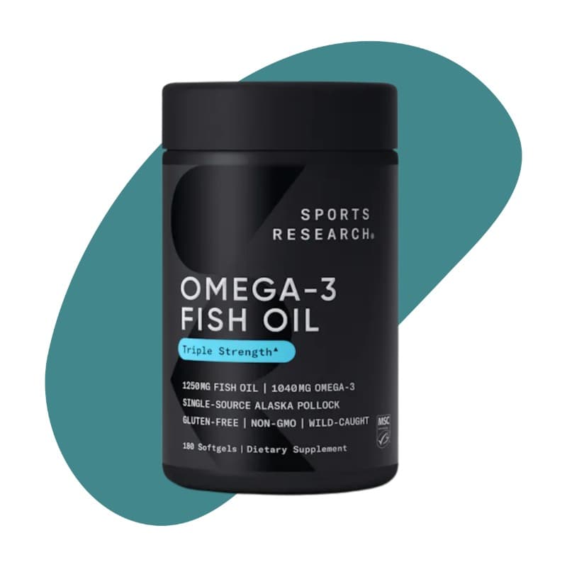 Omega-3 Fish Oil, Triple Strength Alaska Pollock