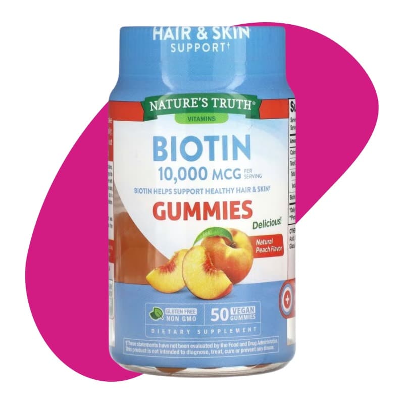 Biotin Natural Peach 10000 mcg
