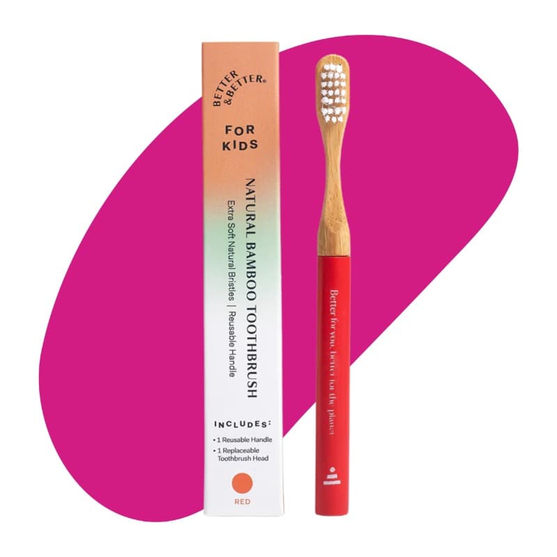 Kids Natural Bamboo Toothbrush