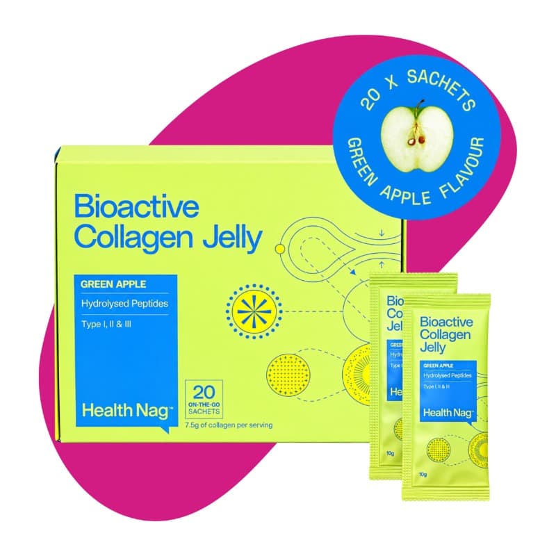 Bioactive Collagen Jelly On-the-Go, Green Apple, 20 sachets